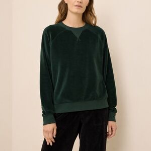 Pact Organic Velour Crew Sweatshirt